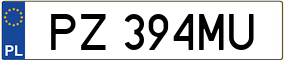 Truck License Plate